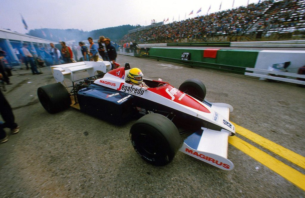 Formula 1 • Ayrton Senna, Toleman-Hart TG184, 1984 Austrian...