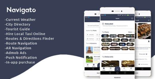 Navigato v1.1 – City Directory + Tourist Guide + Navigation App Nulled