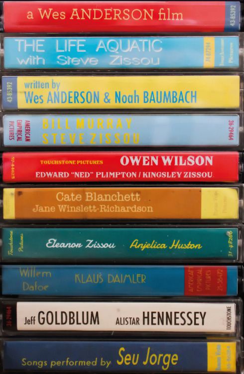 the life aquatic the life aquatic with steve zissou wes anderson film poster movie poster alternative poster alterative vintage 80s eighties cassette cassette tapes bill murray cate blanchett owen wilson moonrise kingdom grand budapest hotel poster graphic design cinemasource cinema photography