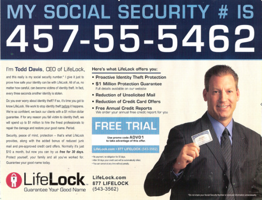 LifeLock SSN