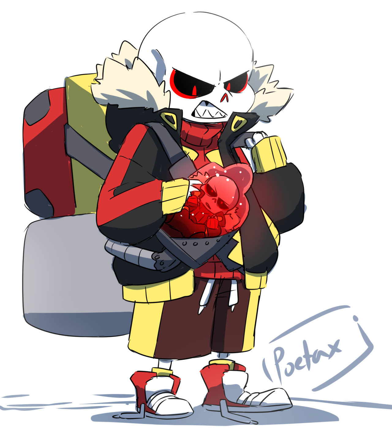 Gg underfell sans. Фелл Санс. Фелл Санс канон. Ред и босс андерфелл. Санс Underfell.