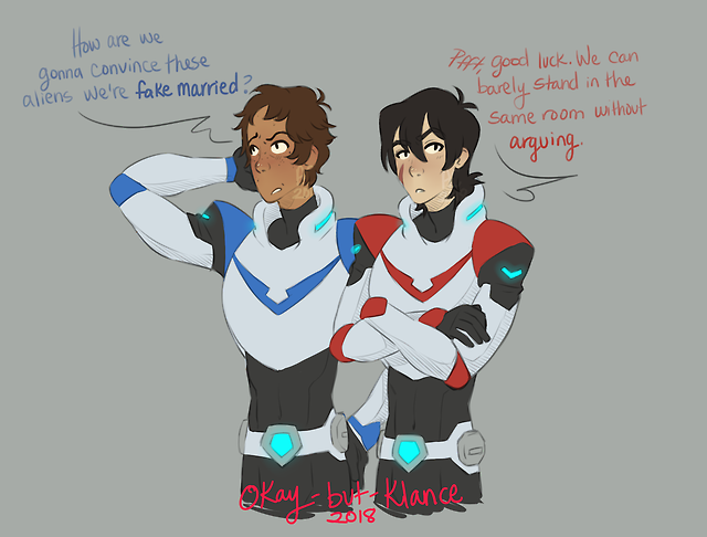 Gaysey, Okay-but-klance: Alien: Ok Half The Building Has