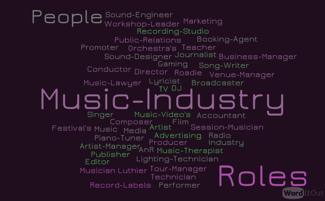 Job roles in the music industry