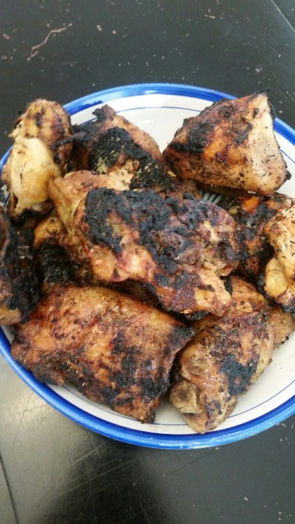 Jamaican Jerk Chicken Thighs. Thighs (12), Jerk... | Recipes & Culinary ...