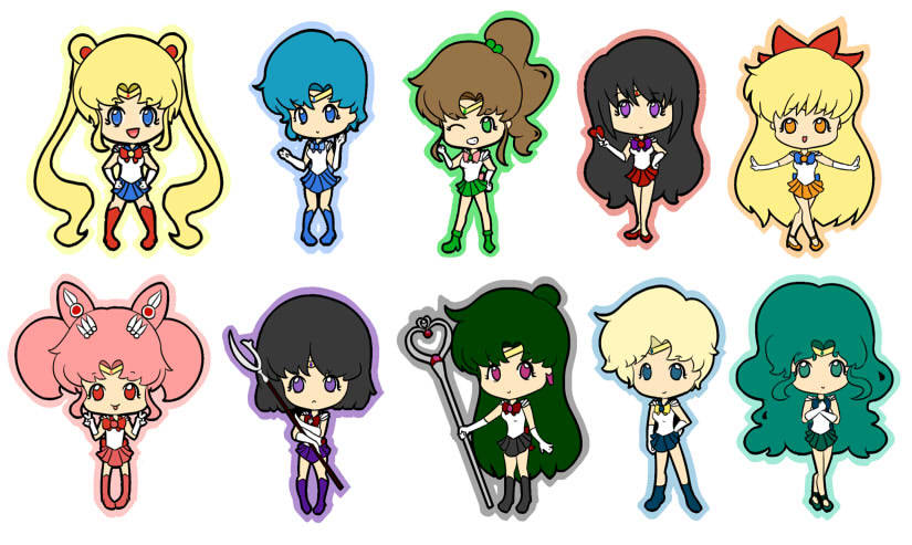 Whoop Drew Some Of The Sailor Moon Characters Still