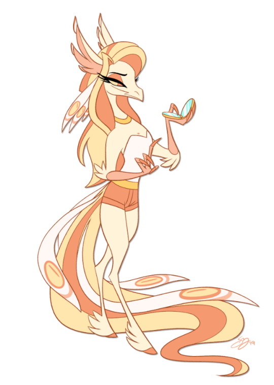 When you doodle yourself as a Hazbin Hotel character bc your vanity makes it strikingly obvious what you’d be… I went with a...