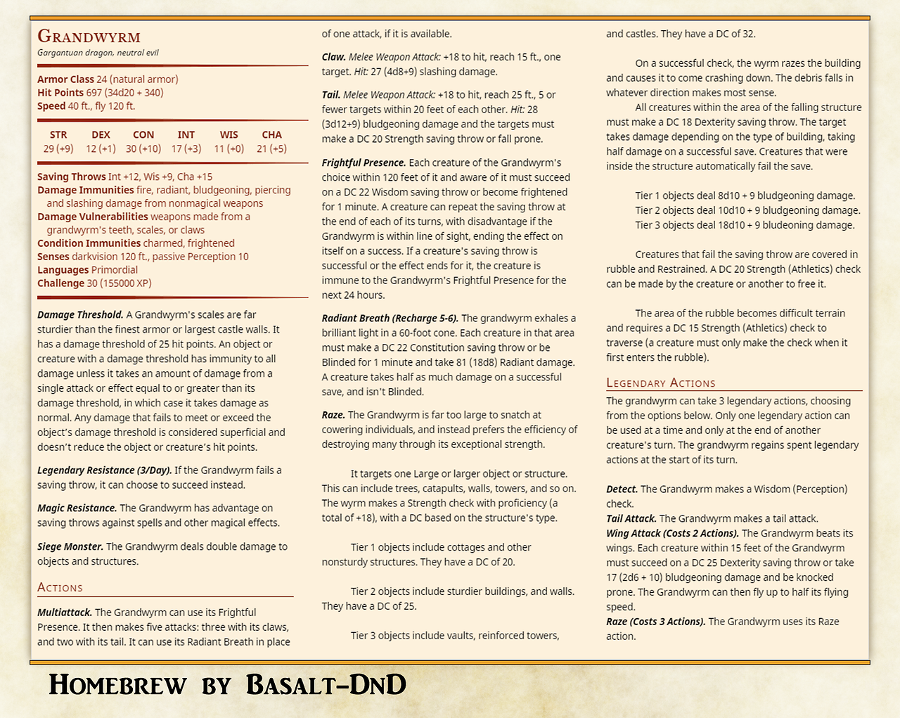 Dnd stat block template ludasight