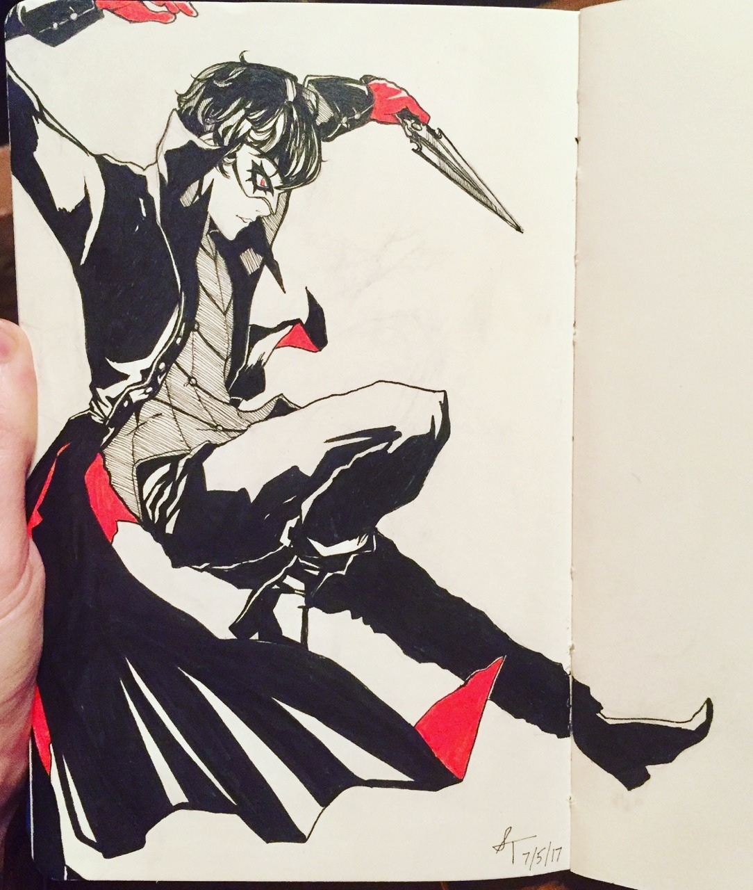 Persona 5 has taken over my life and Joker’s... - <b>nephilim</b> queen. 