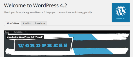 WordPress 4.2 what's new