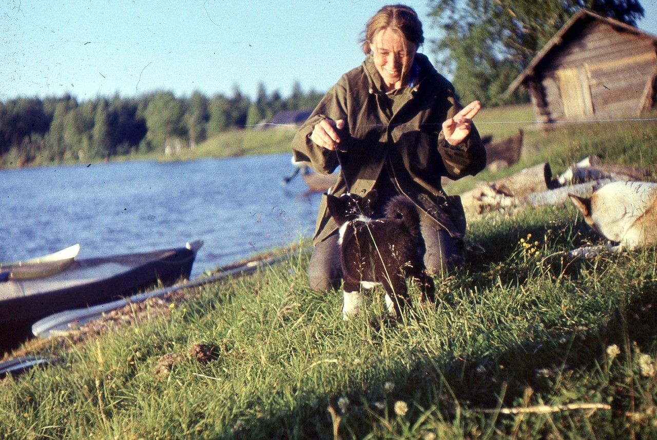 Vershinino, a village in Arkhangelsk region (Russia, 1980)