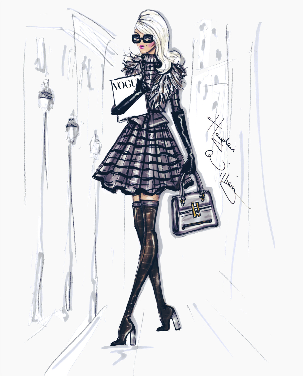 Hayden Williams Fashion Illustrations Photo