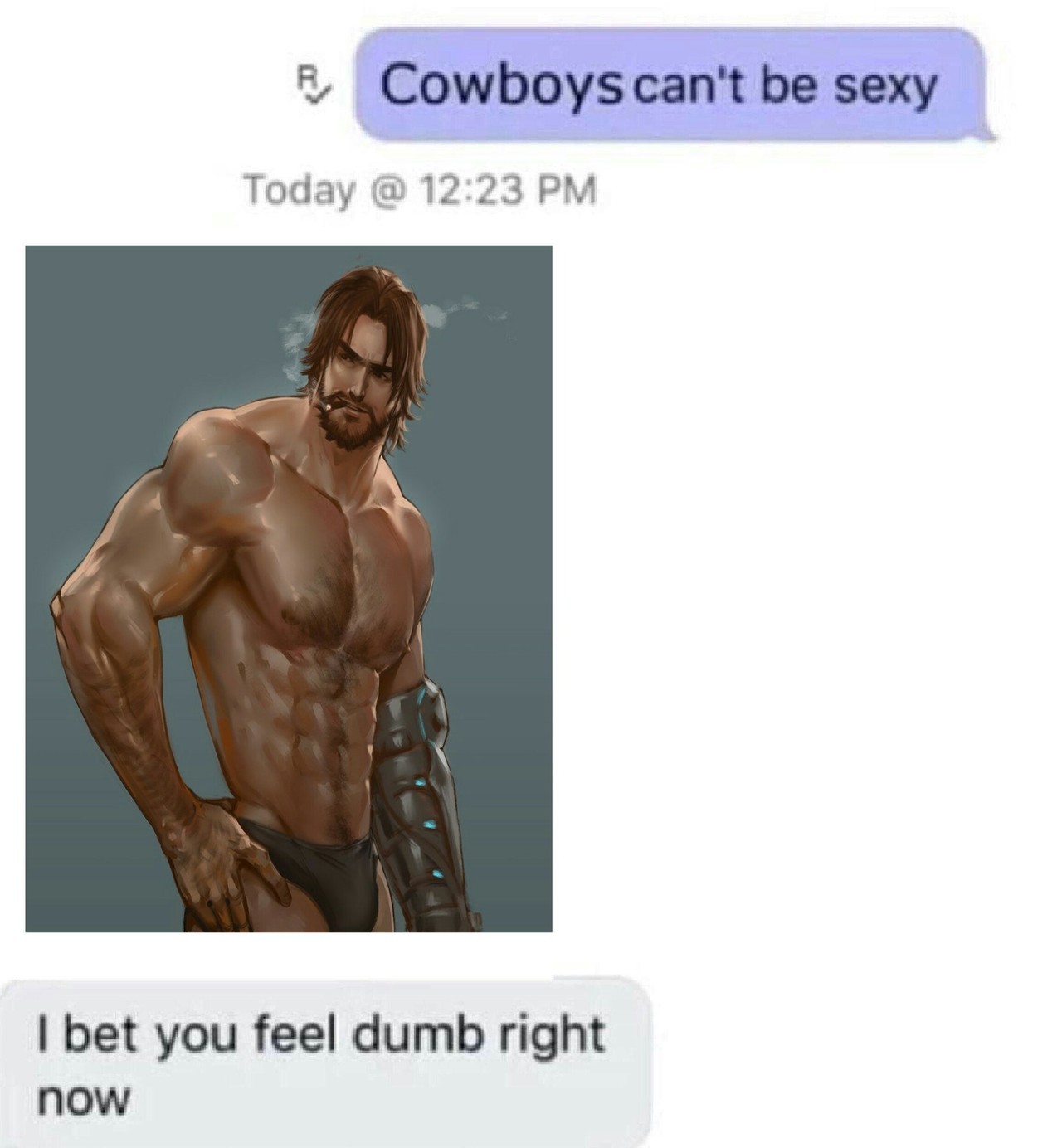 Gay cowboy meme.