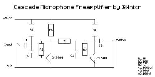 DIY Microphone Preamp wiring 5s meter box 