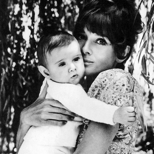 Rare Audrey Hepburn — Audrey Hepburn With Son Luca Dotti 1971 Bonne