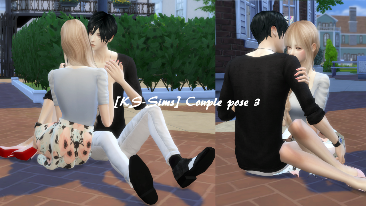 Couple poses by shijimimechime - The Sims 4 Download - SimsFinds.com