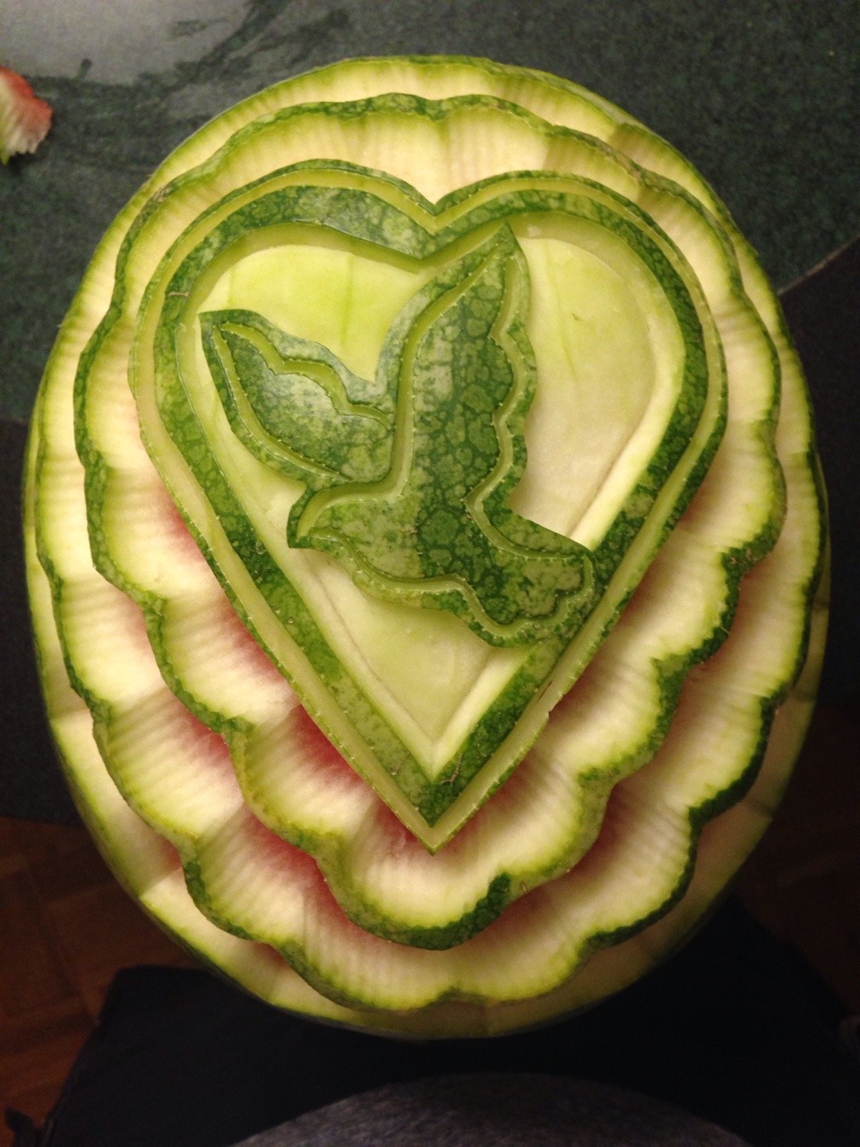 The carver u september wedding watermelon carving fruit The carver u september wedding watermelon carving fruit