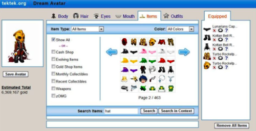 TOMT][Website][2000s] Website with dress-up/doll maker games with