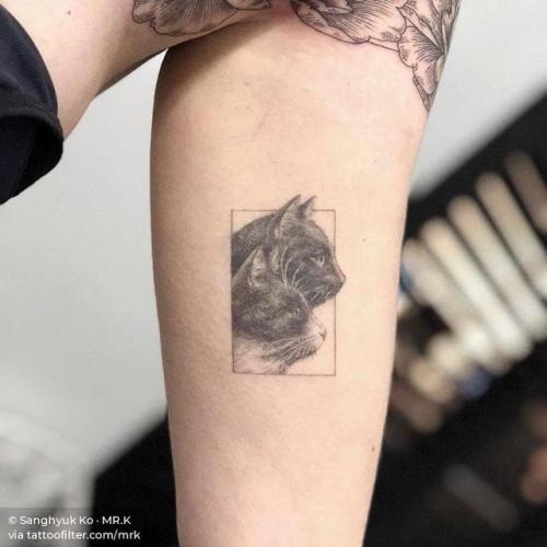 By Sanghyuk Ko · MR.K, done at Bang Bang Tattoo, Manhattan.... healed;small;pet;feline;single needle;inner arm;animal;mrk;facebook;twitter;cat;other