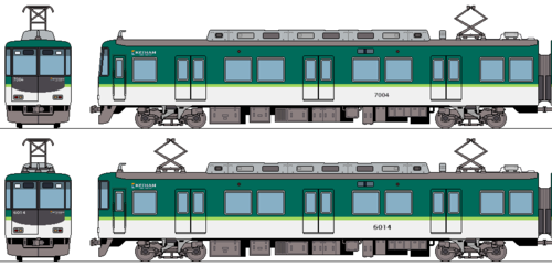 最高のイラスト画像 綺麗な京阪 電車 イラスト