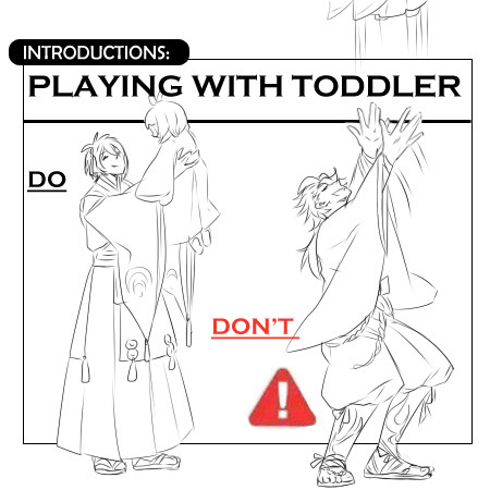 imaginetoukenranbu:How To Take Care Of Your Toddler Saniwa For...