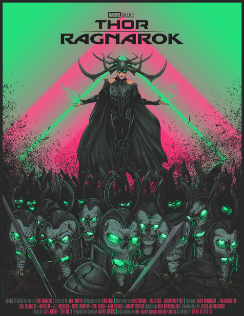 thepostermovement:Thor Ragnarok by Ali Hdz