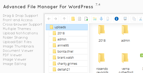 File Manager Plugin For Wordpress v7.5.1 Nulled