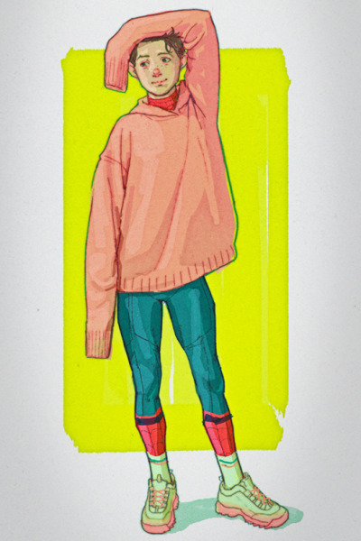 Inspired by @spidey-art, who drew some cool fits over the spidey suit :3 I already loved that look in into the spider-verse~~