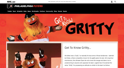 Get to Know Gritty fan page