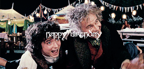 Image result for Tolkien happy birthday GIF