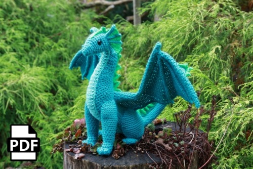 sosuperawesome:Amigurumi Dragon and Mermicorn Patterns, by...