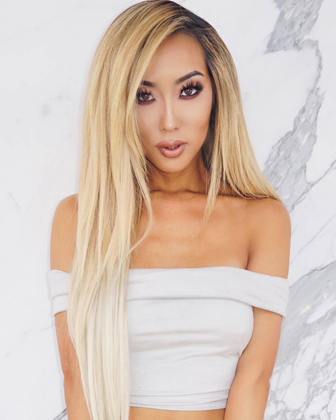 Arika Sato, Arika with the good hair 💁🏼💁🏼 @bellamihair...