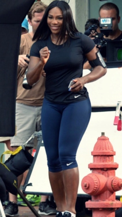 scandamonium:Serena Williams filming TV commercial.When I...