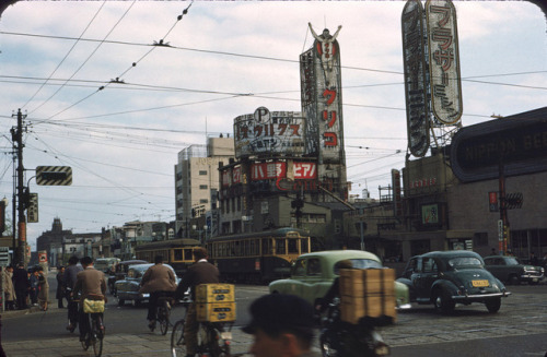 s-h-o-w-a:Tokyo street scenes, 1954