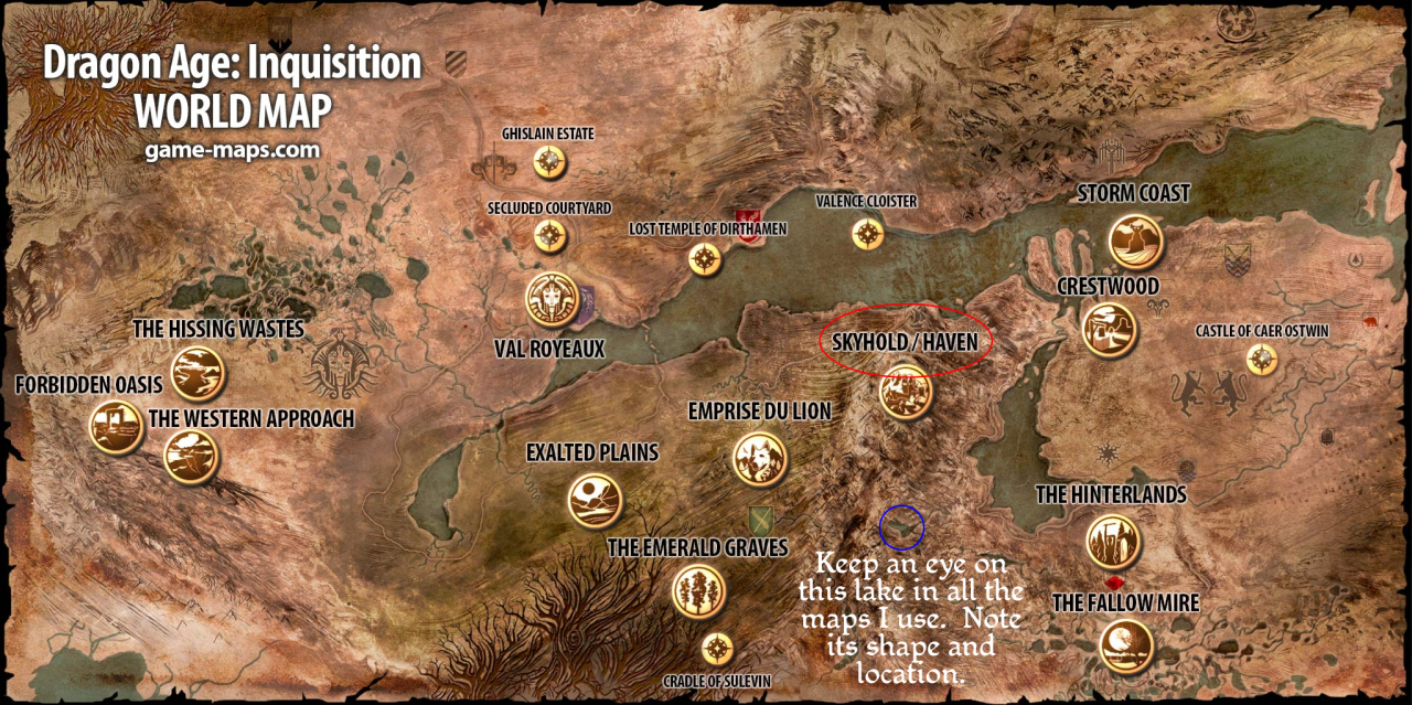 Карьеры dragon age inquisition карта