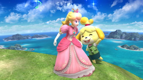 shychloe:Isabelle and Peach are best friends. 