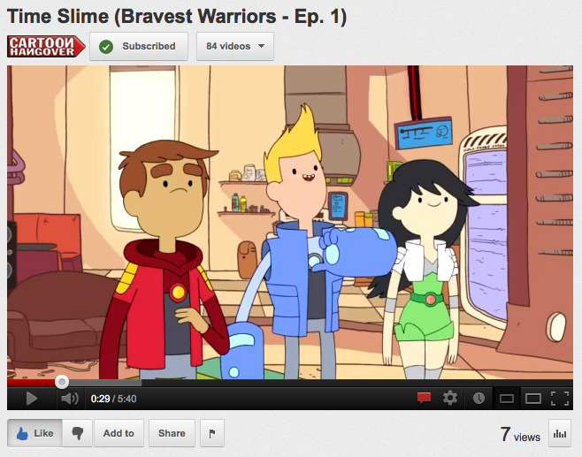 POWER! RESPECT!We got a red honk! Happy 6th anniversary to Bravest Warriors, which premiered…