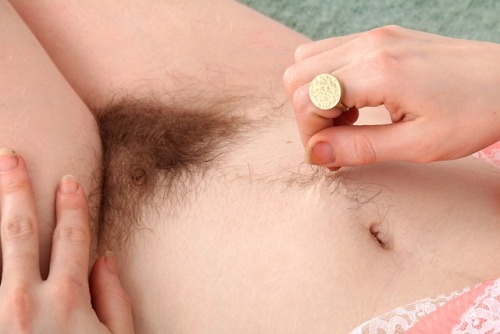 mega-pussy-bushes:Nice Hairy Girl with a Great Treasure Trail.