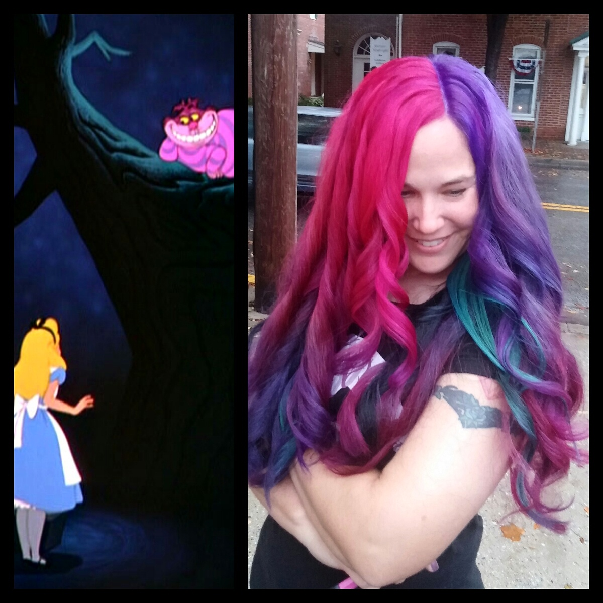 Manic Panic Nyc Hairbykaseyoh Did A Cheshire Cat Inspired Look