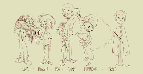 artbyg7:Some Harry Potter characters