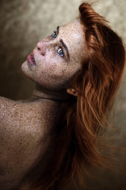 Messy sexy freckles domina