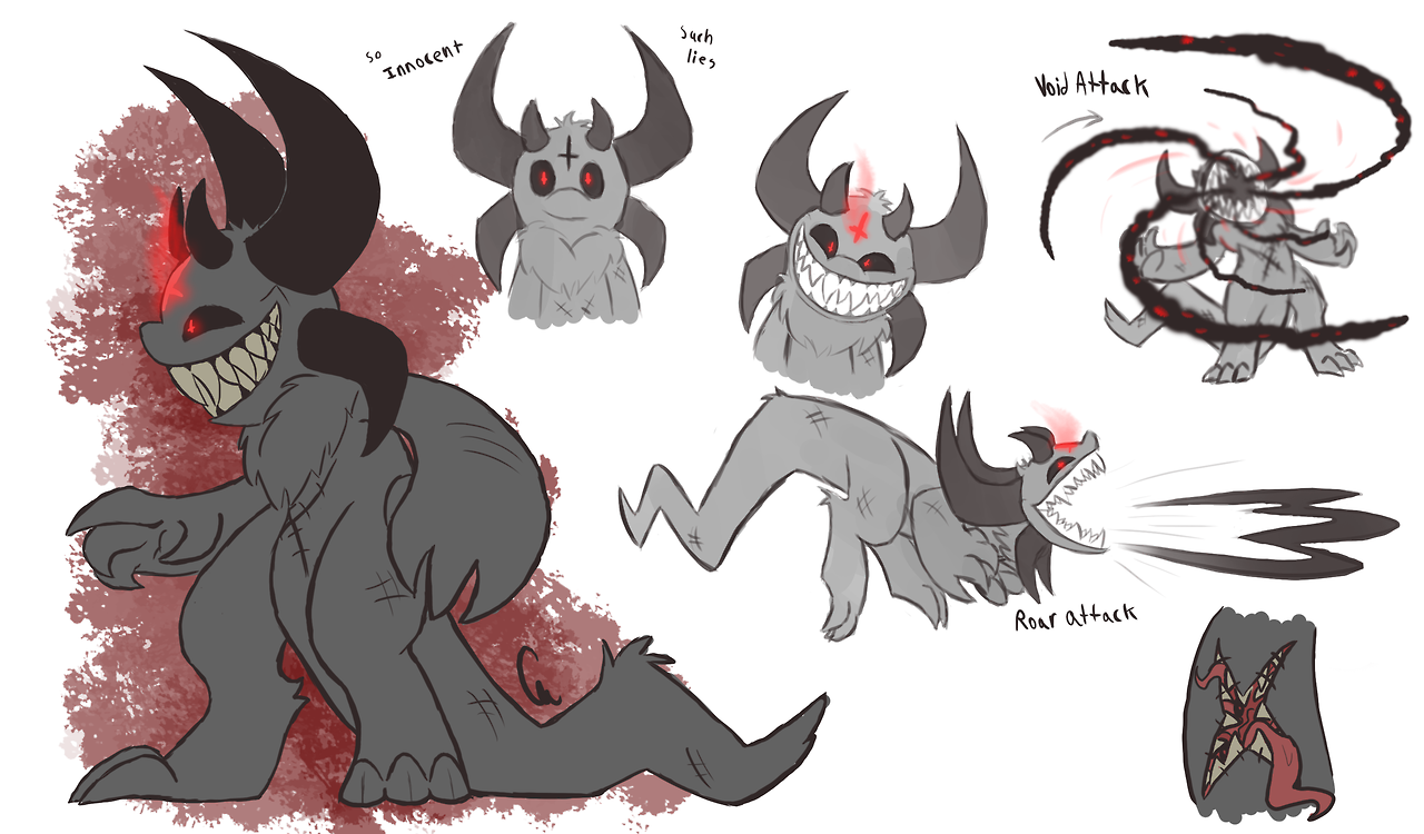 Bones'n'Barbedwire - here’s the new demon oc :y Maw of the Void k...
