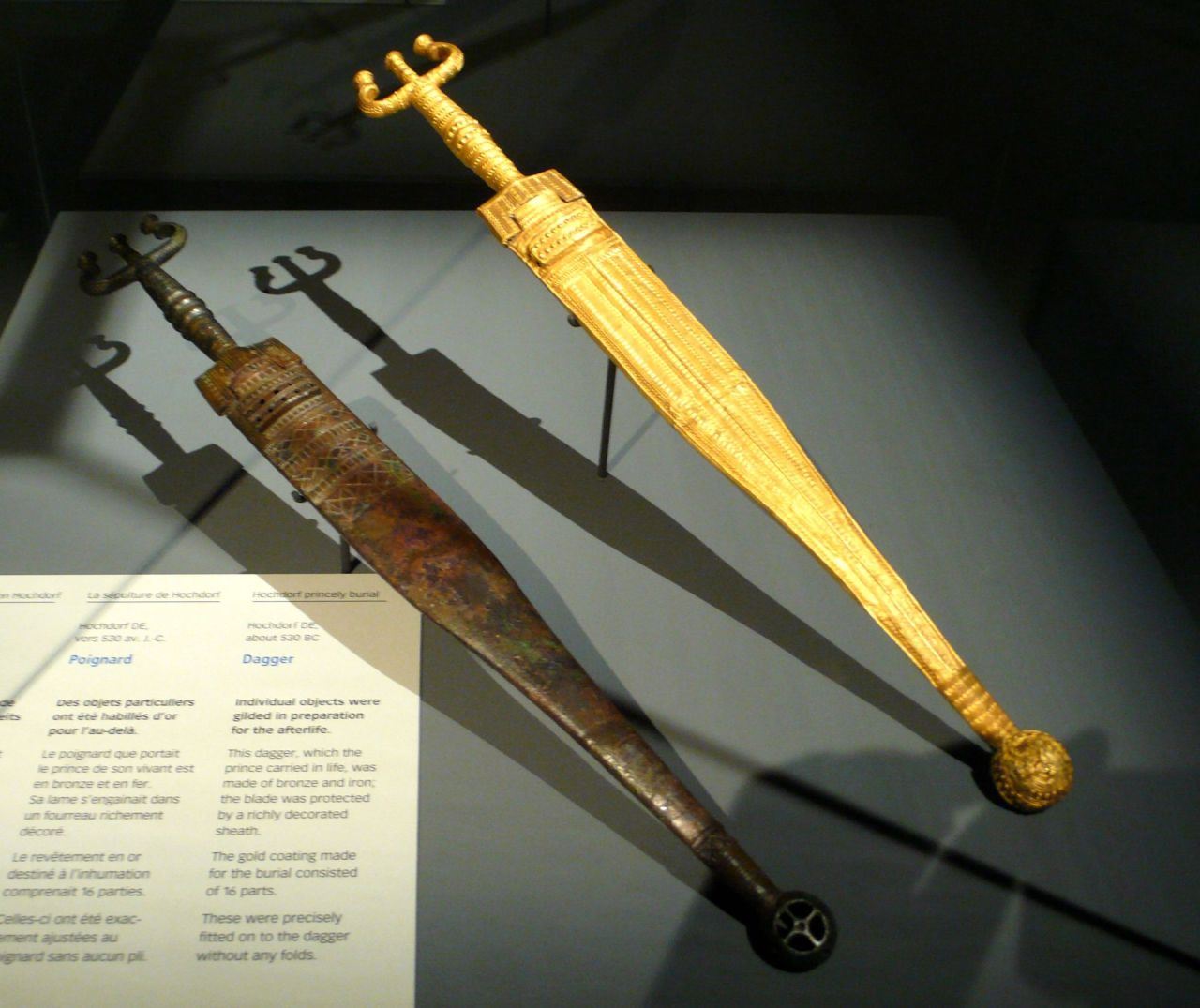 ANCIENT ART Celtic Dagger With Gold Foil Found In Hochdorf   Tumblr Mfh8my9Fte1rui49ao1 1280 