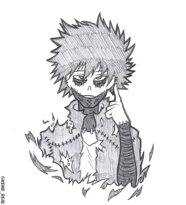 no rules just draw - Dabi Sketch ° Villain ⚠ ° My avatar is based on...