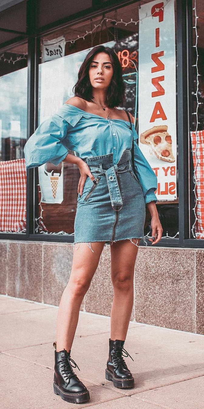The 10+ Coolest Street Outfit Ideas - #Beautiful, #Girl, #Shopping, #Fashionista, #Streetstyle All blue , hellothalita 