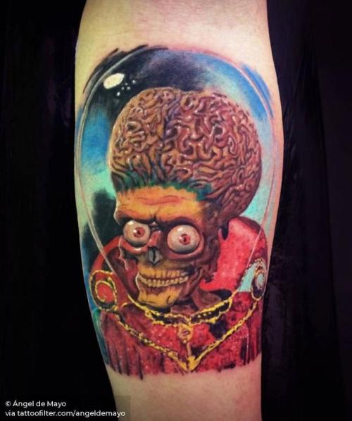 One of my all time favorites Mars Attacks By Caleb at Caseys Tattoo in  Nacogdoches Tx  rtattoos