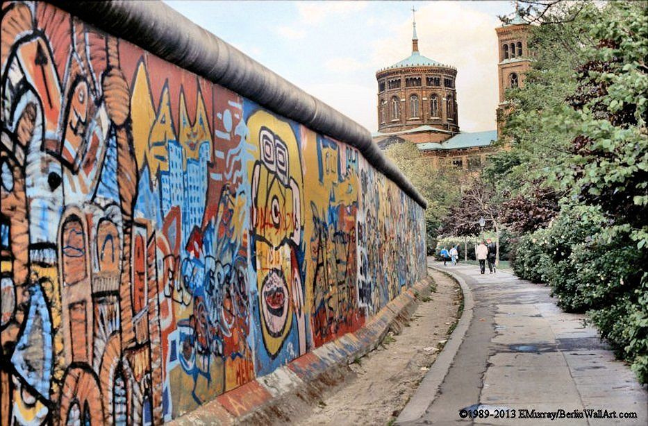  Berlin  Wall  Art   On the 25th anniversary of the fall  of 