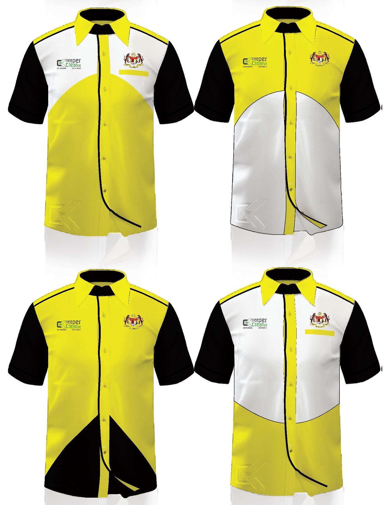 Corporate Shirt Yellow-37