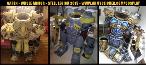 cosplay-gamers:League of Legends - Steel Legion Garen Build by...