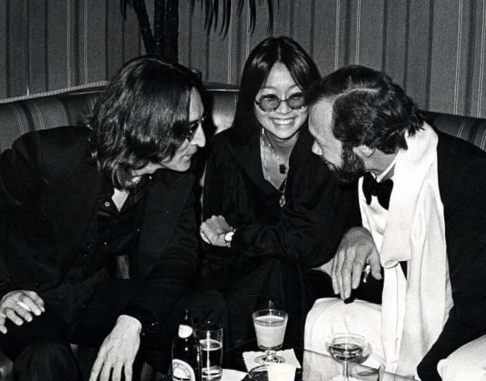 John Lennon And His Girlfriend May Pang At The - Eclectic Vibes