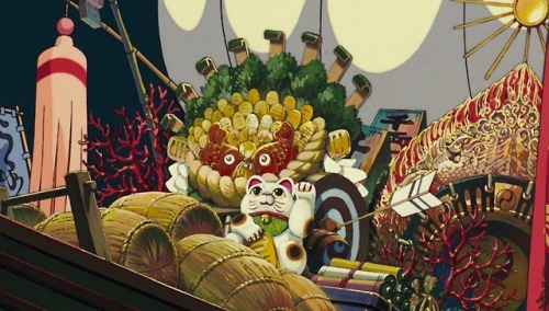 ghibli-collector:Further Art Of Pom Poko - Dir. Isao Takahata...